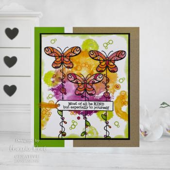 Woodware - Clear Stamps - Wired Butterflies  - Stempel 