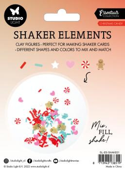 Studio Light - Shaker Elements -  Christmas Candy  - Pailetten - Streuteile