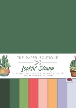 The Paper Boutique - Colour Card Collection  -  Lookin Sharp  - A4 - Cardstock
