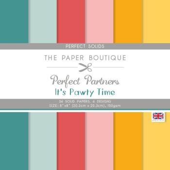 The Paper Boutique - Perfect Partners - It's Pawty Time - 8x8 Inch - Cardstock