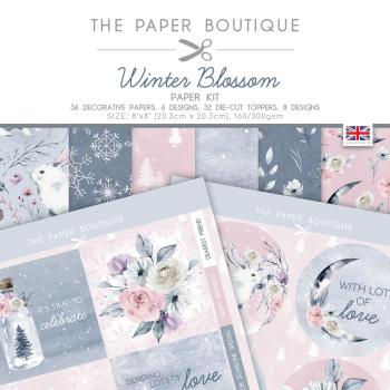 The Paper Boutique - Paper Kit - Winter Blossom  - Die Cut Toppers - Designpapier 