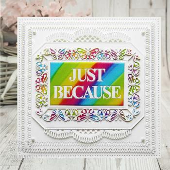 Creative Expressions - Craft Dies -  Block Sentiments Just Because - Stanze