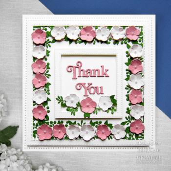 Creative Expressions - Craft Dies -  Block Sentiments Thank You  - Stanze