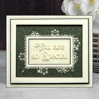 Creative Expressions - Craft Dies -  Block Sentiments You Are So Special  - Stanze