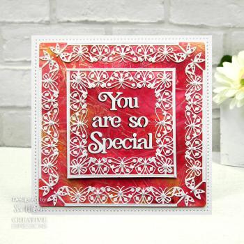 Creative Expressions - Craft Dies -  Block Sentiments You Are So Special  - Stanze