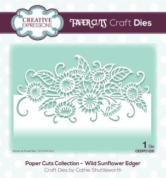 Creative Expressions - Craft Dies -  Wild Sunflower Edger  - Stanze
