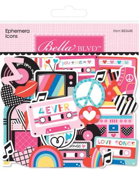 Bella BLVD Our Love Song Ephemera Icons  Die Cuts
