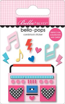 Bella BLVD - Bella Pops - Our Love Song Let's Rock!  -3 D Sticker