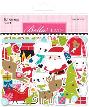 Bella BLVD The North Pole Ephemera Icons Die Cuts