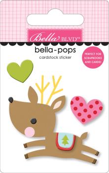 Bella BLVD - Bella Pops - The North Pole Reindeer Games  -3 D Sticker