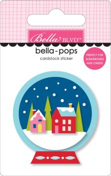 Bella BLVD - Bella Pops - The North Pole Snow Globe -3 D Sticker