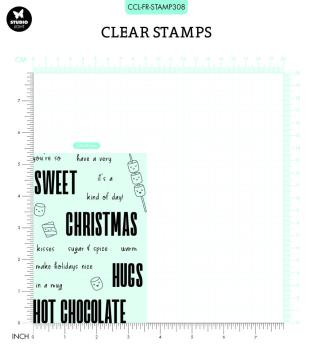 Creative Craft Lab - Studio Light - Clear Stamp - Cacao Kisses  - Stempel