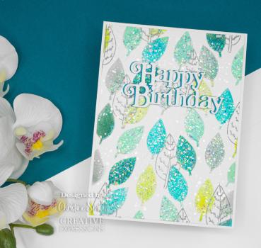 Creative Expressions - Stencil - Leafy Trails  - Schablone