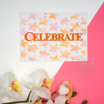 Creative Expressions - Stencil - Star Lily Field - Schablone