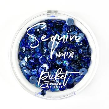 Picket Fence Studios - Sequin Mix - All About the Blues  - Streuteile 