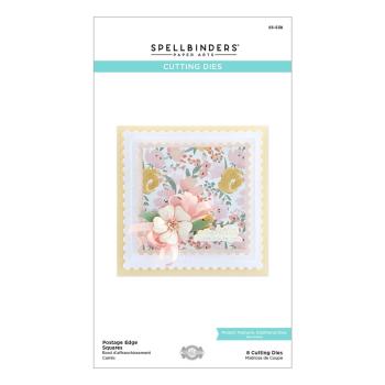 Spellbinders Dies "Postage Edge Squares" Stanzschablonen