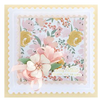 Spellbinders Dies "Postage Edge Squares" Stanzschablonen