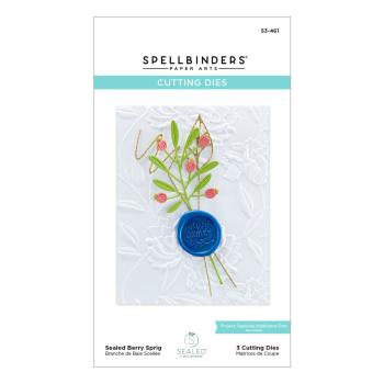 Spellbinders Dies "Sealed Berry Sprig " Stanzschablonen