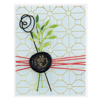 Spellbinders Dies "Sealed Twine Etched" Stanzschablonen