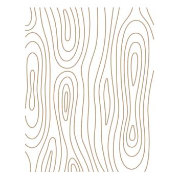 Spellbinders Hot Foil Plate - "Woodgrain Background"