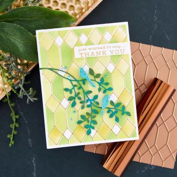 Spellbinders - Layered Stencil - "Geometric Diamond" - Schablone