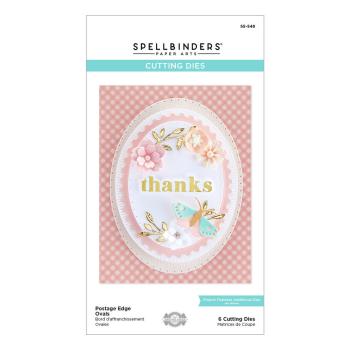 Spellbinders Dies "Postage Edge Ovals Etched " Stanzschablonen