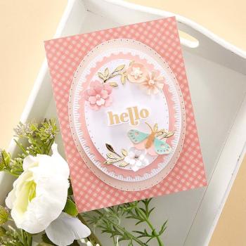 Spellbinders Dies "Postage Edge Ovals Etched " Stanzschablonen