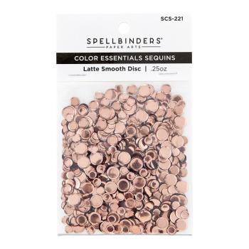 Spellbinders Sequins "Latte Smooth Discs" Pailetten