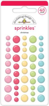 Doodlebug Design - Shape Sprinkles - "Christmas Assortment " - Epoxy-Sticker