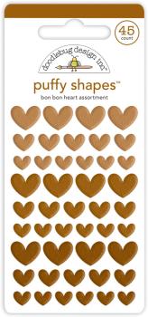 Doodlebug Design - Puffy Shapes- "Bon Bon Heart " - Aufkleber