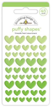 Doodlebug Design - Puffy Shapes - "Limeade Heart " - Aufkleber