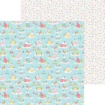 Doodlebug Design "Candy Cane Lane " 12" Paper Pack  - Designpapier 