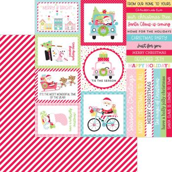 Doodlebug Design "Candy Cane Lane " 12" Paper Pack  - Designpapier 