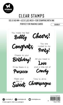 Studio Light - Clear Stamps - "Bubbly" - Stempel 