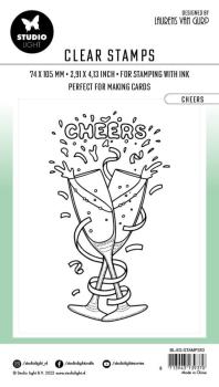 Studio Light - Clear Stamps - "Cheers " - Stempel 