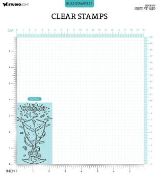 Studio Light - Clear Stamps - "Cheers " - Stempel 