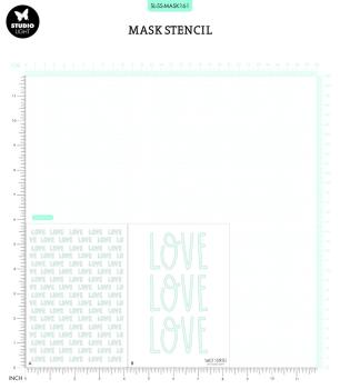 Studio Light - Layered Stencil - Love - Schablone 