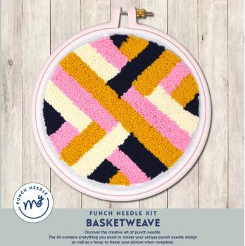 Creative Expressions - My Punch Needle - Basketweave  - Stanznadelstickerei Kit