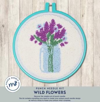 Creative Expressions - My Punch Needle - Wild Flowers - Stanznadelstickerei Kit