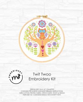 Creative Expressions - My Embroidery Kit -Twit Twoo - Stickerei Kit