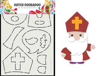 Dutch Doobadoo - Stencil - Dutch Card Art Build Up -" Saint Nicholas "- Stencil A5 - Schablone