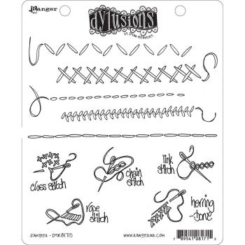 Ranger - Dylusions Cling Stamp - Sampler - Stempel