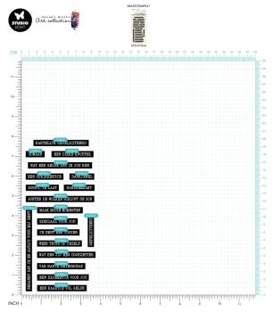 Studio Light - Clear Stamps - "Speciale Wensen " - Stempel 