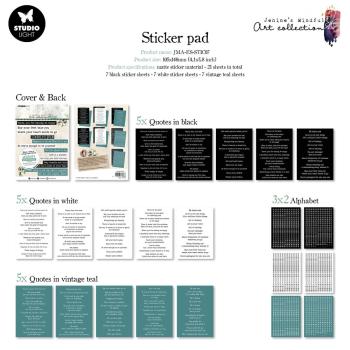 Studio Light - Quotes & Letters - Essentials Sticker Pad