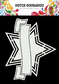 Dutch Doobadoo - Stencil - Dutch Shape Art - " Star Banner " - Stencil A5 - Schablone