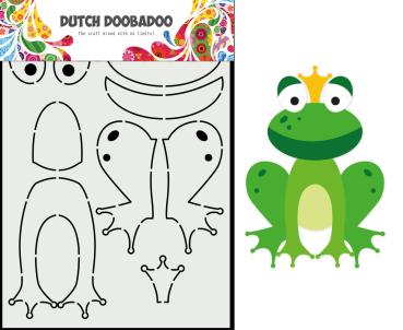 Dutch Doobadoo - Stencil - Dutch Card Art Build Up - " Frog " - Stencil A5 - Schablone