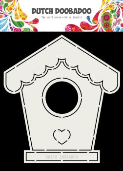 Dutch Doobadoo - Stencil - Dutch Card Art - " Birdhouse " - Stencil A5 - Schablone