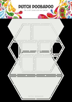 Dutch Doobadoo - Stencil - Dutch Card Art - " Easel Hexagon " - Stencil A4 - Schablone