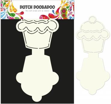 Dutch Doobadoo - Stencil - Dutch Card Art - " Fold Cupcake " - Stencil A4 - Schablone