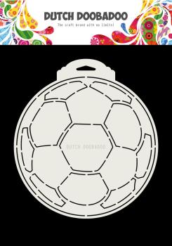 Dutch Doobadoo - Stencil - Dutch Card Art - " Soccer Ball " - Stencil A5 - Schablone